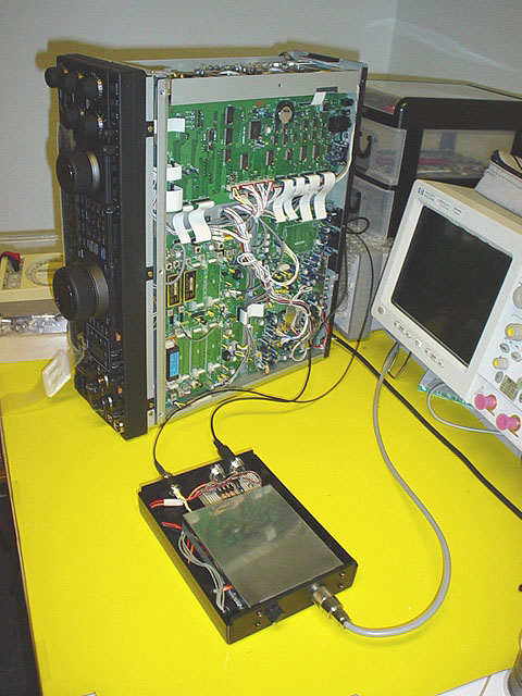 Yaesu BPF-1 external setup